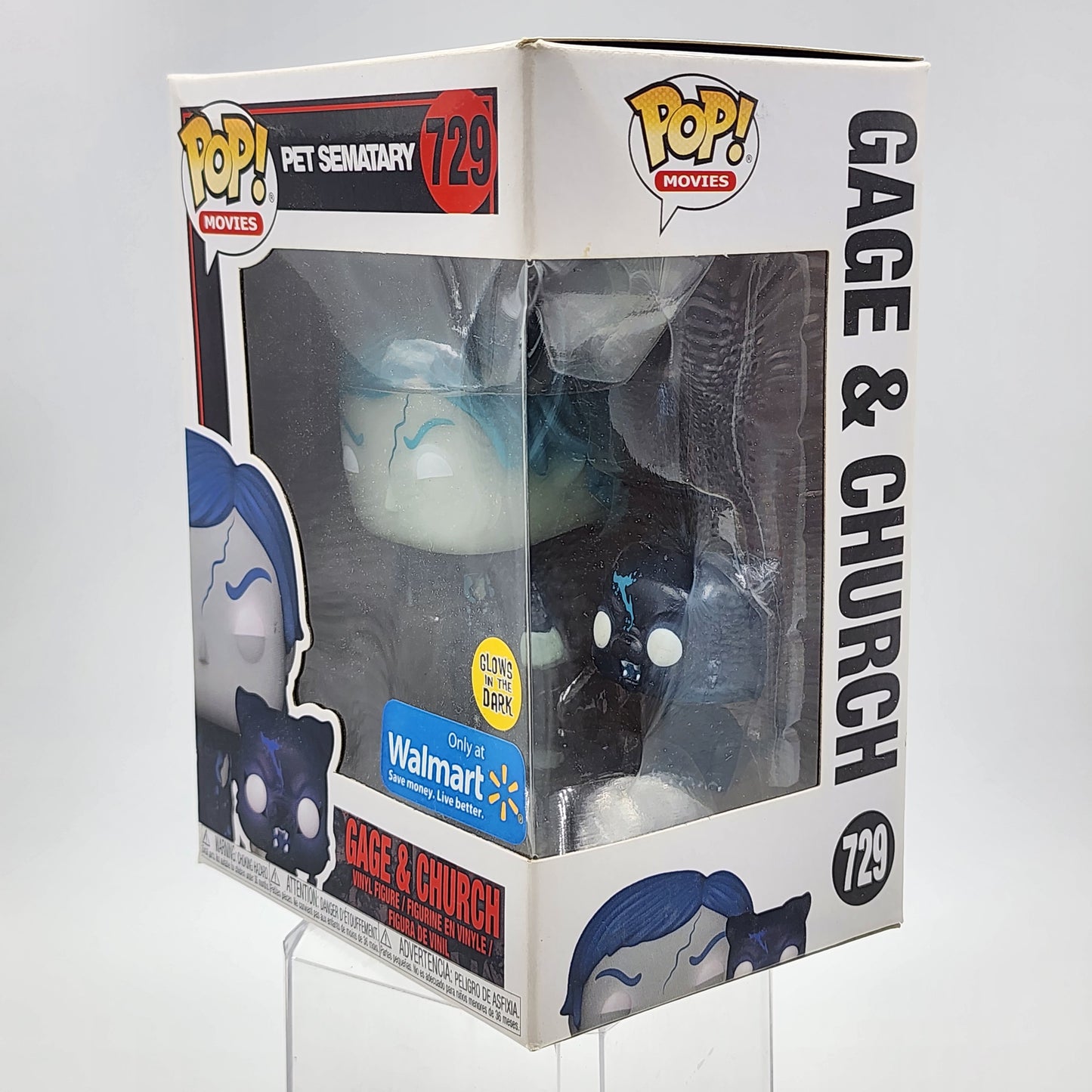 Funko Pop - Pet Sematary: Gage & Church (Undead)(Glow) #729
