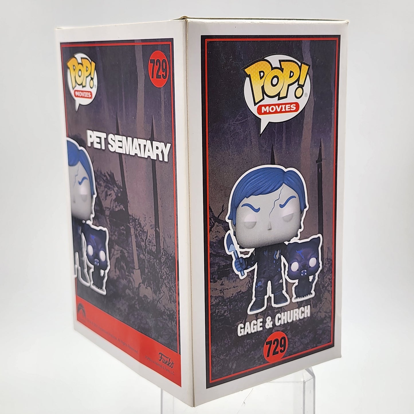 Funko Pop - Pet Sematary: Gage & Church (Undead)(Glow) #729