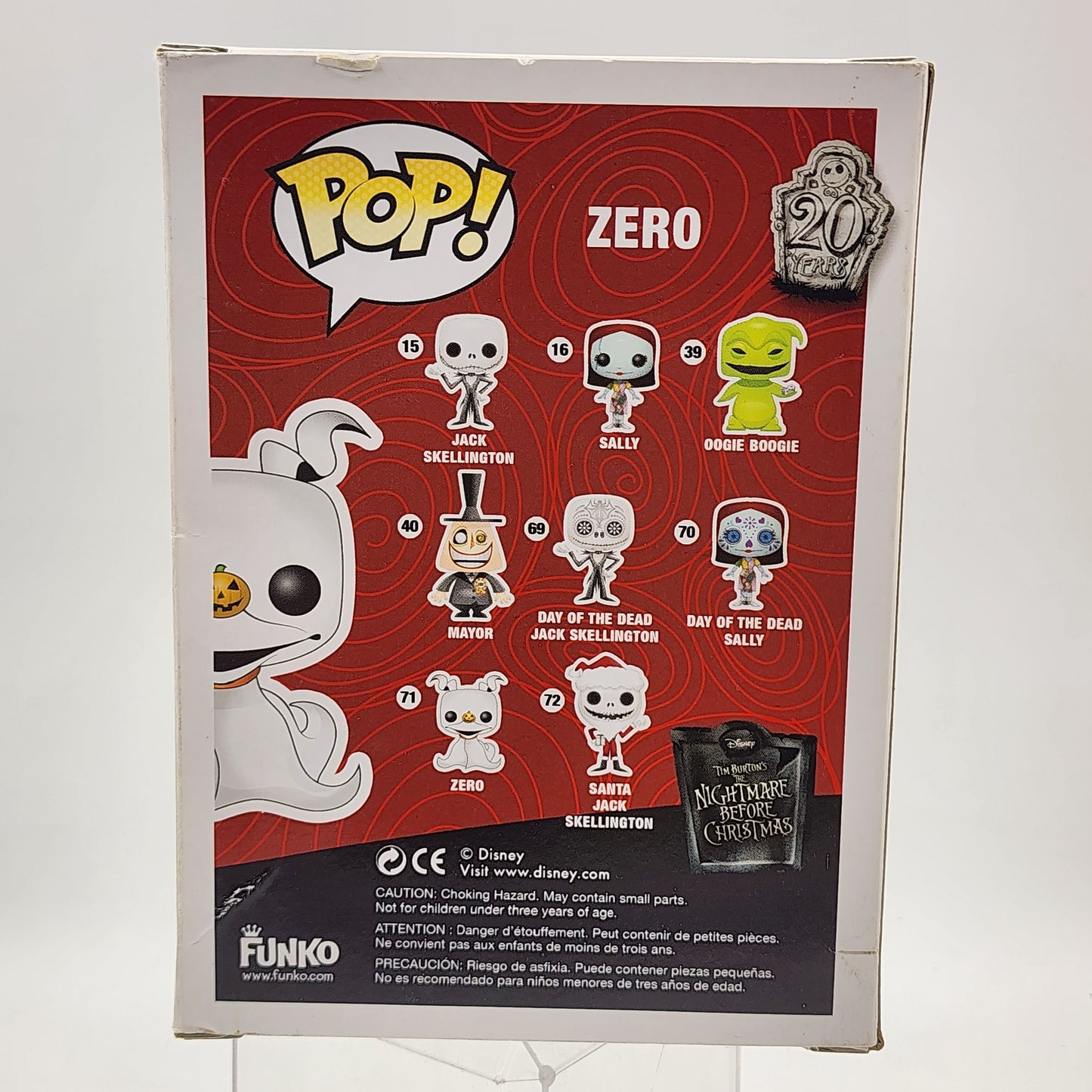 Funko Pop - Nightmare Before Christmas: Zero #71 (Damaged)