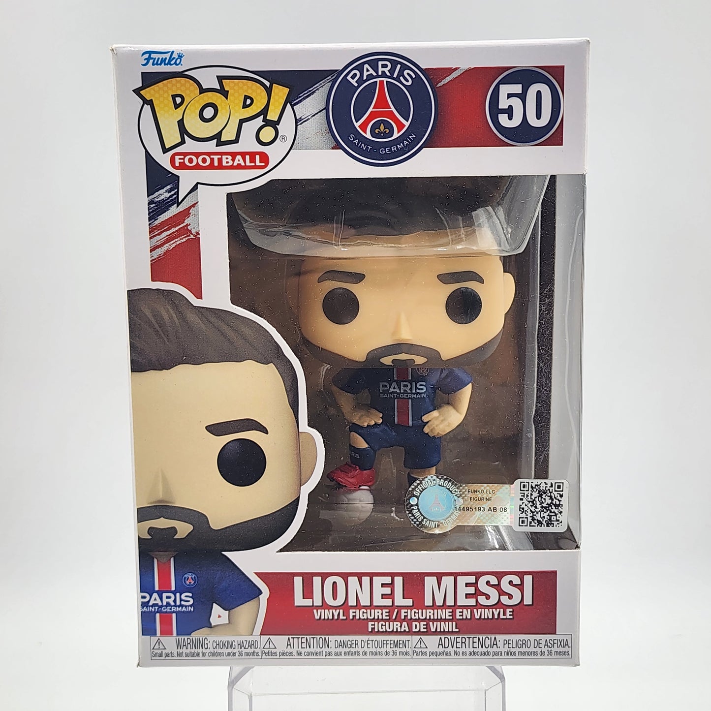 Funko Pop - Football: Paris Saint Germain: Lionel Messi #50
