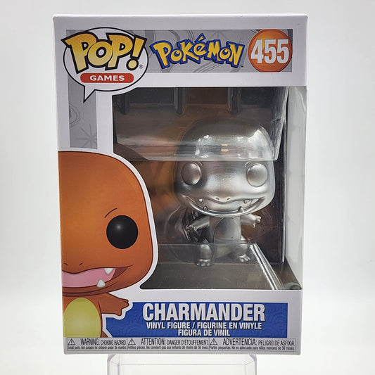 Funko Pop - Pokemon: Charmander (Silver Metallic) #455