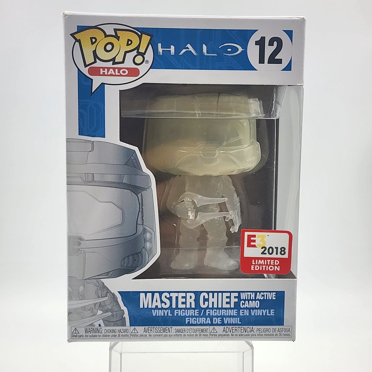 Funko Pop - Halo: Master Chief (Active Camo) #12 (E3 2018)