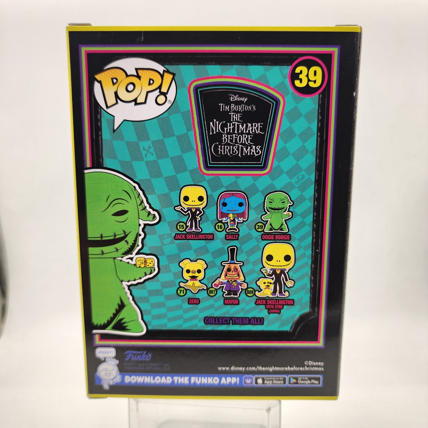 Funko Pop - Nightmare Before Christmas: Oogie Boogie (Blacklight) #39