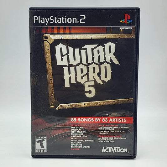 PS2: Guitar Hero 5