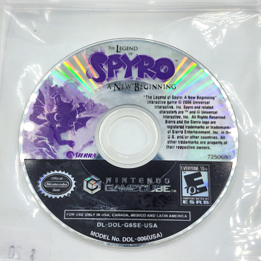 GameCube:  The Legend of Spyro: A New Beginning