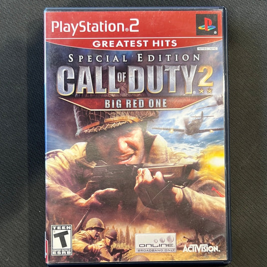 PS2: Call of Duty 2 Big Red One (Greatest Hits)