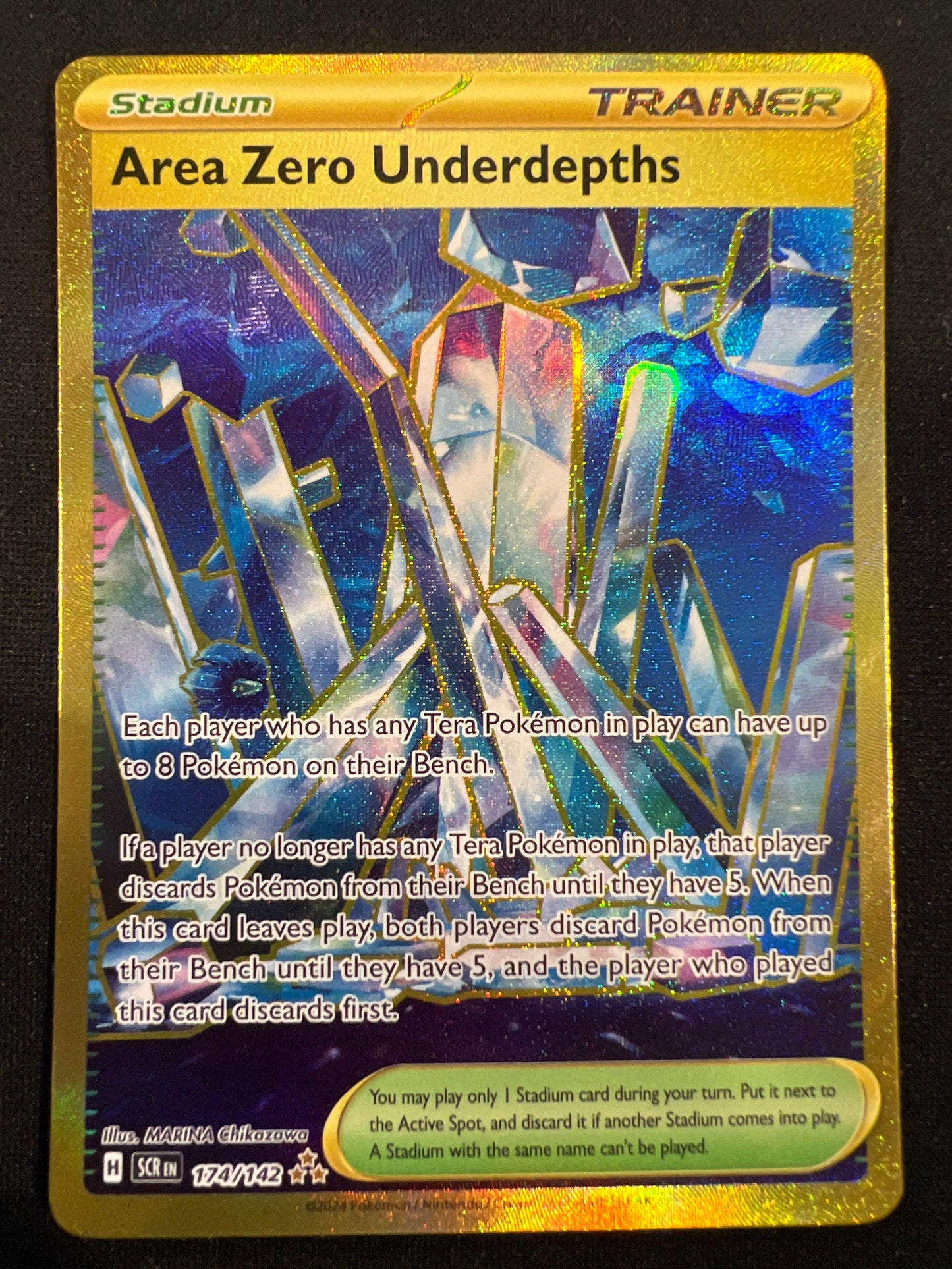 Pokemon Cards: SV07 Stellar Crown Area Zero Underdepths 174/142