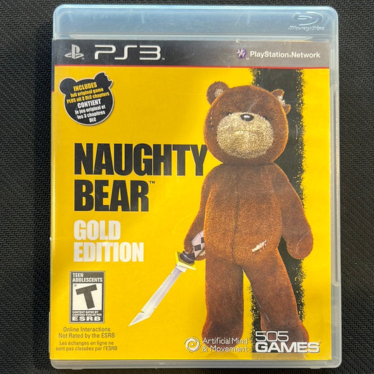 PS3: Naughty Bear (Gold Edition)