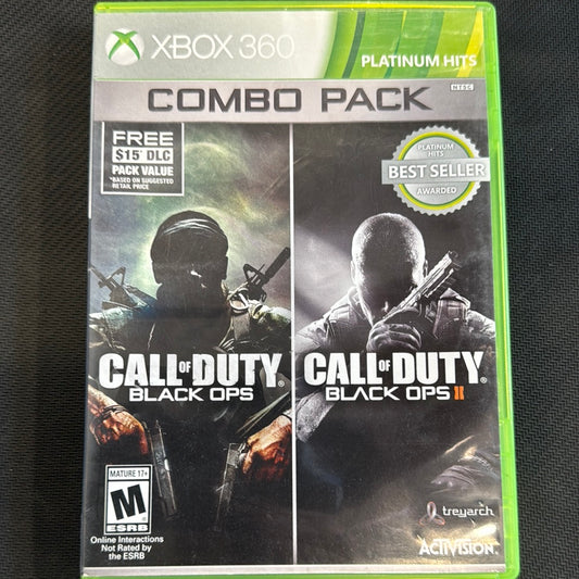 Xbox 360: Call of Duty: Black Ops / Black Ops II (Combo Pack) (Platinum Hits)