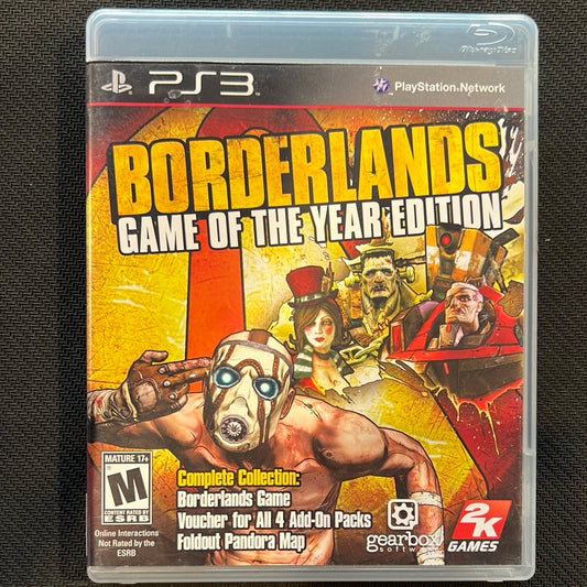 PS3: Borderlands (Game of the Year)