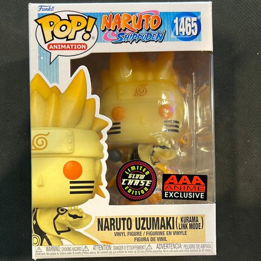 Funko Pop - Naruto Shippuden: Naruto Uzumaki (Kurama Link Mode) (Chase)(Glow) #1465