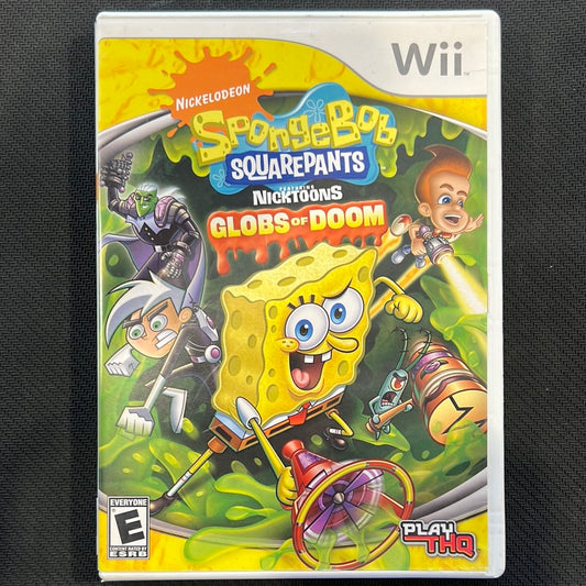 Wii: SpongeBob SquarePants Featuring Nicktoons Globs Of Doom