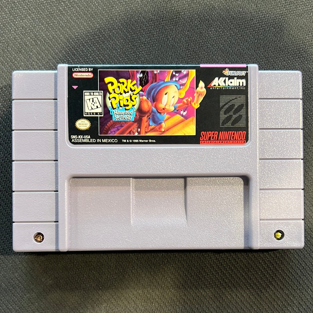 SNES: Porky Pig’s Haunted Holiday (Authentic)