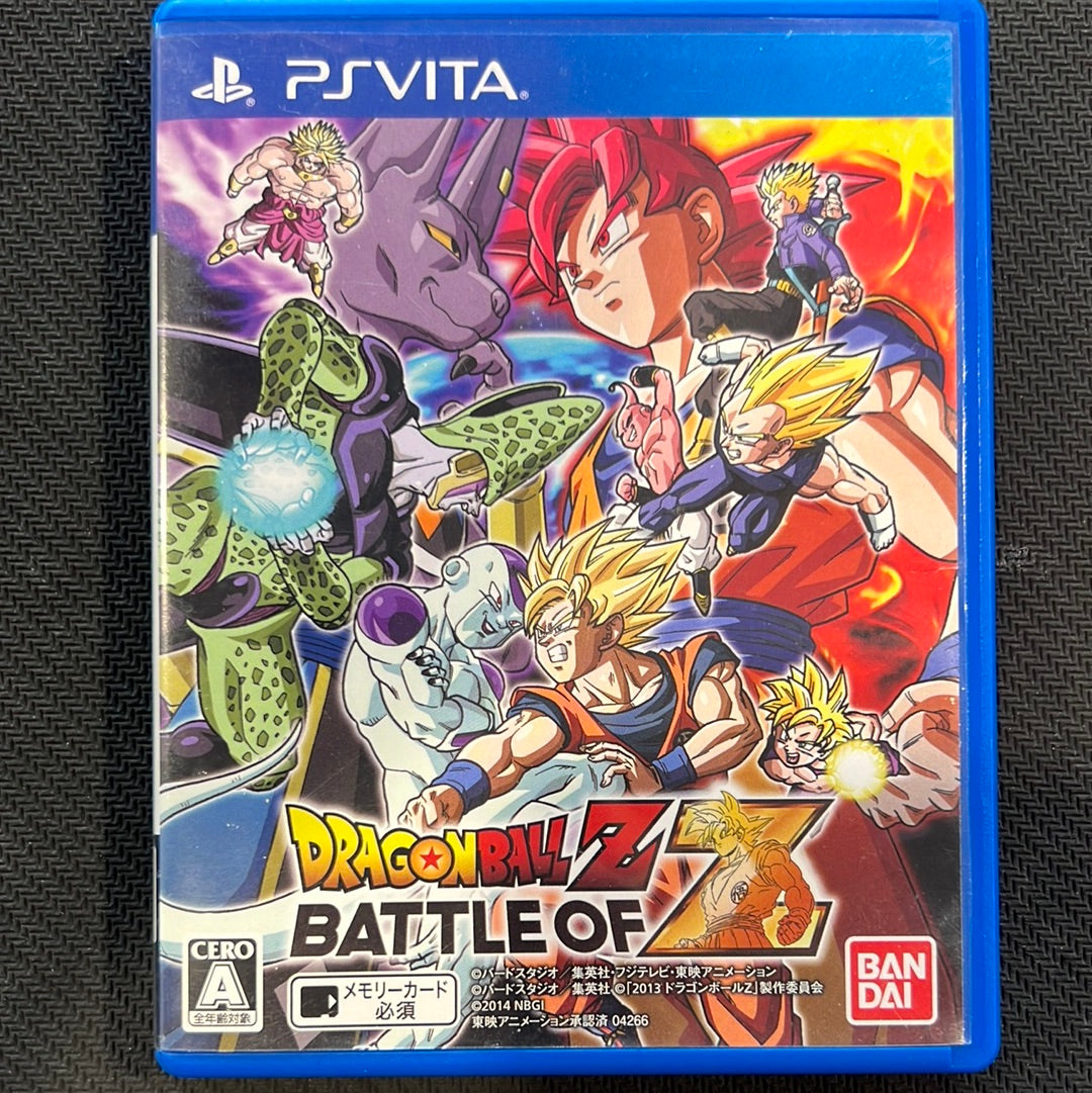 PSVita: Japan Dragon Ball Z: Battle Of Z