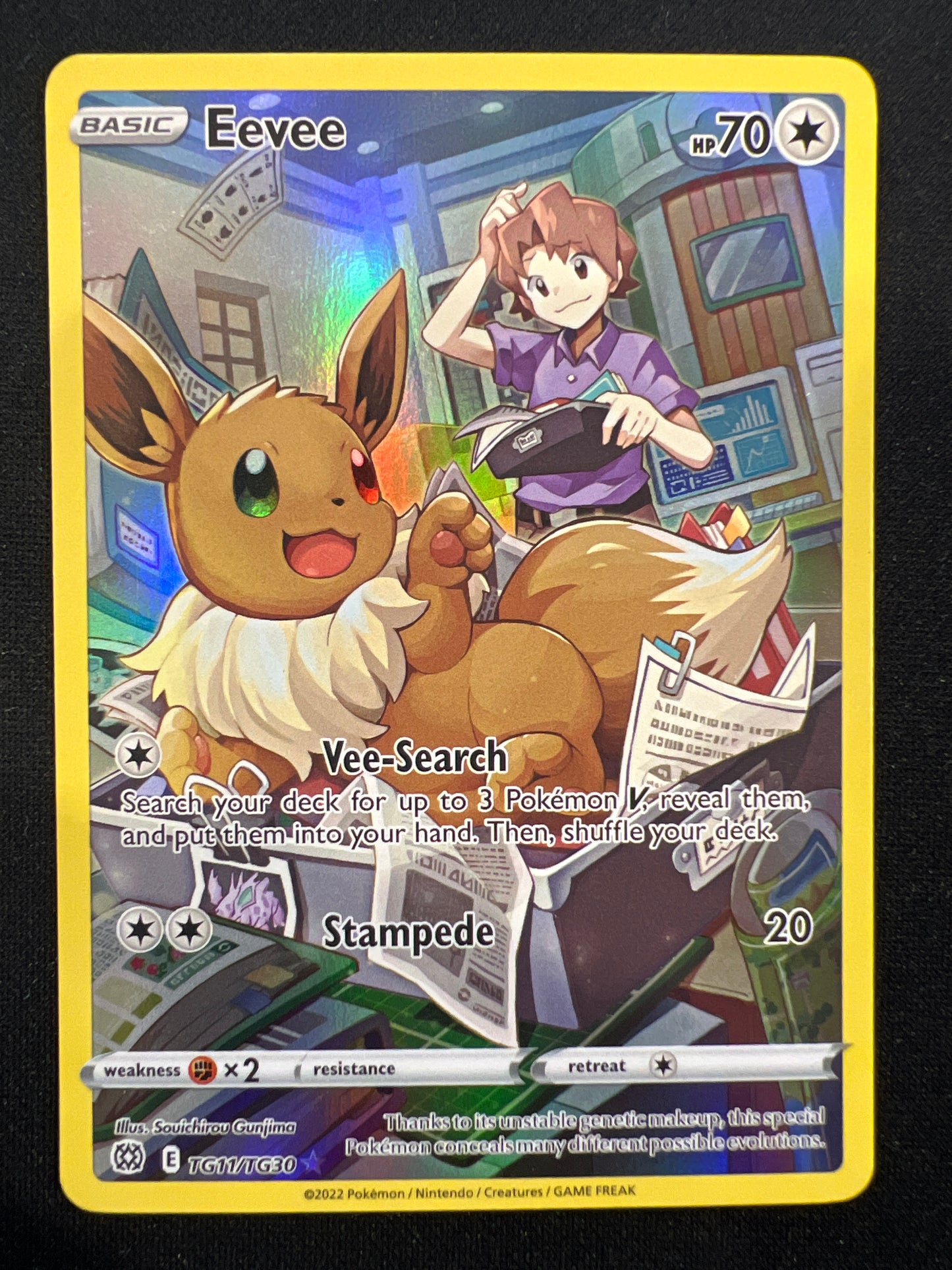 Pokemon Cards: SWSH09 Brilliant Stars Eevee TG11/TG30
