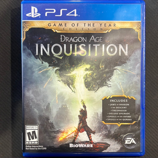 PS4: Dragon Age: Inquisition (Game of the Year)