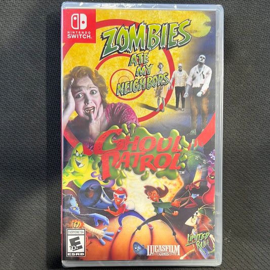 Nintendo Switch: Zombies Ate My Neighbors and Ghoul Patrol (Sealed)
