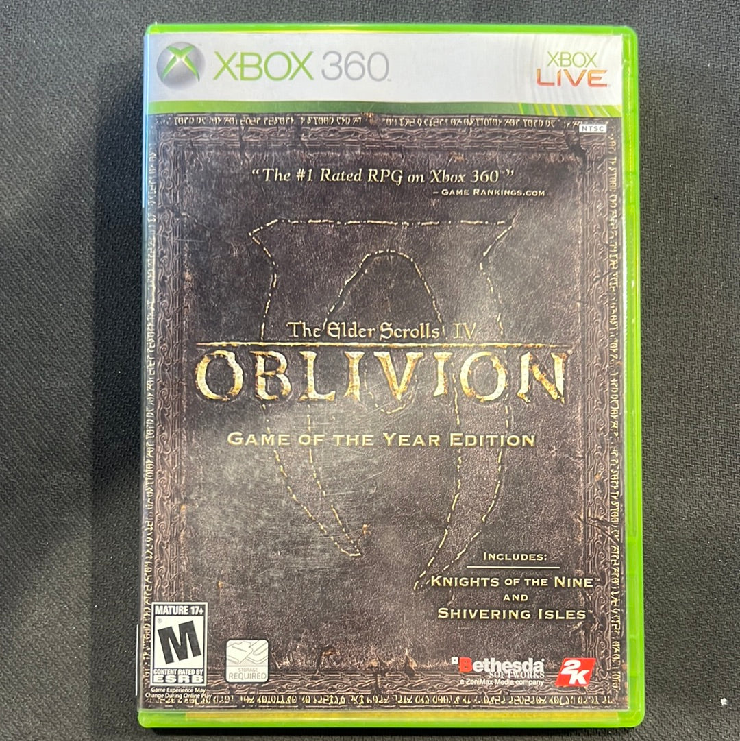 Xbox 360: The Elder Scrolls IV: Oblivion (Game of the Year)