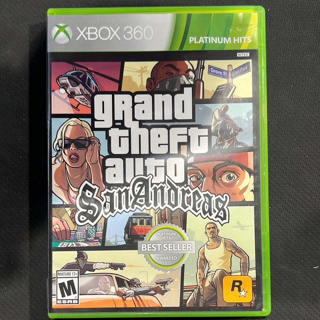 Xbox 360: Grand Theft Auto: San Andreas (Platinum Hits)
