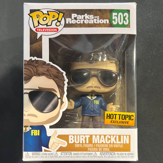 Funko Pop - Parks and Recreation: Burt Macklin #503