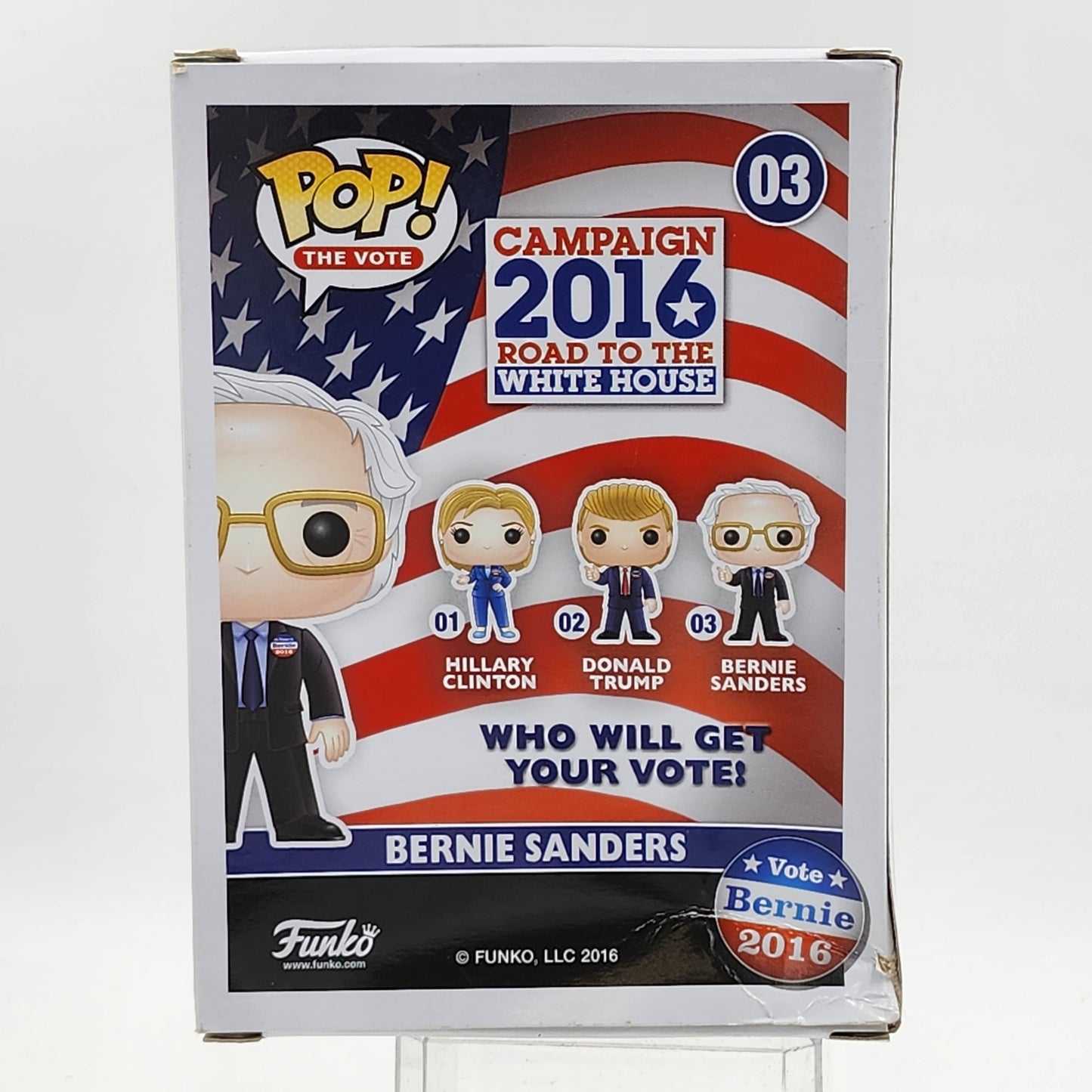 Funko Pop - The Vote: Bernie Sanders #03 (Damaged Box)