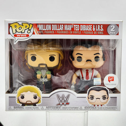 Funko Pop - WWE: “Million Dollar Man” Ted Dibiase & I.R.S. (2-Pack)