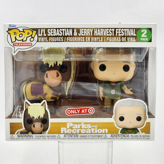Funko Pop - Parks & Recreation: Li'l Sebastian & Jerry Harvest Festival (2-Pack)