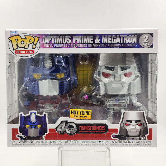 Funko Pop - 40 Years Transformers: Optimus Prime & Megatron 2 Pack