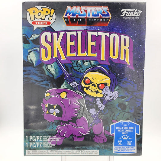Funko Pop + Tees: Masters of The Universe - Skeletor (Glow) (TShirt sz XL)