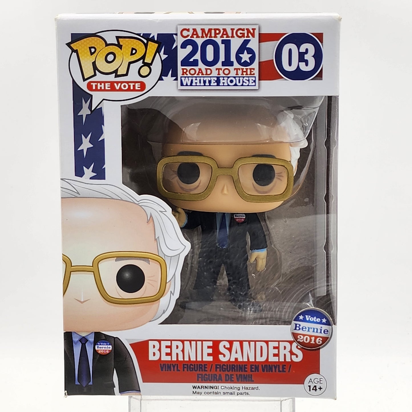 Funko Pop - The Vote: Bernie Sanders #03 (Damaged Box)