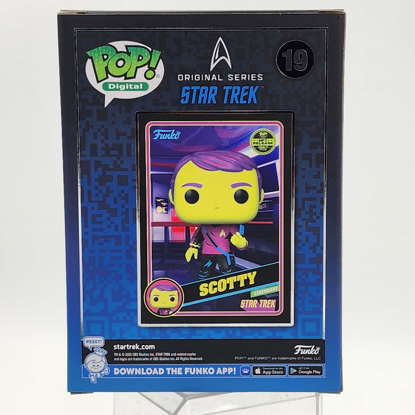 Funko Pop Digital - Star Trek: Scotty (Black Light) (NFT 1967pcs) #19