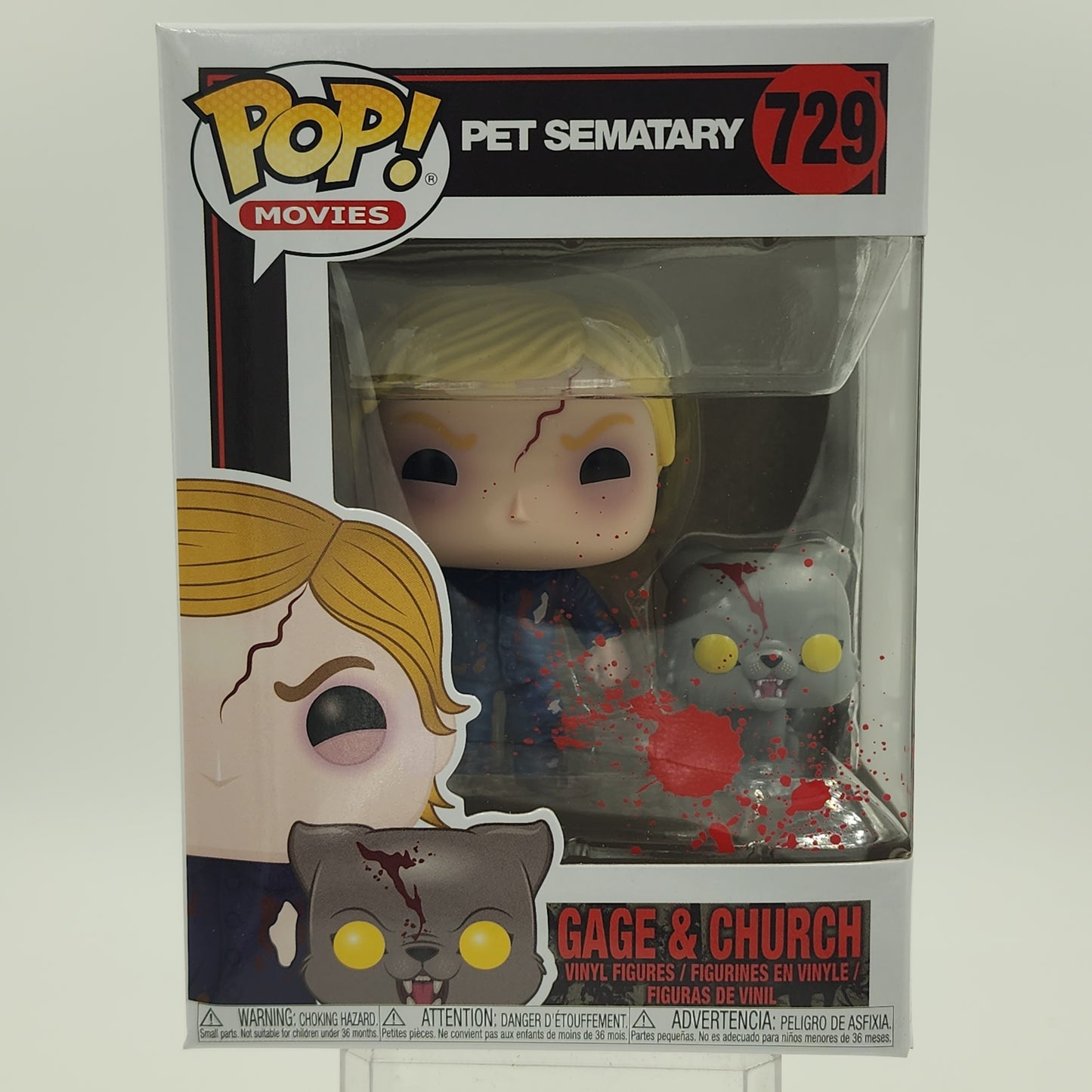 Funko Pop - Pet Sematary: Gage & Church (Undead) #729