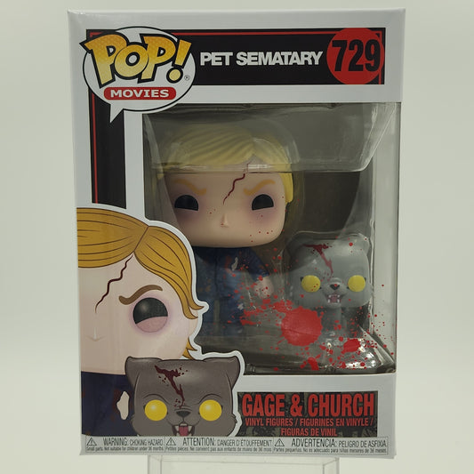 Funko Pop - Pet Sematary: Gage & Church (Undead) #729