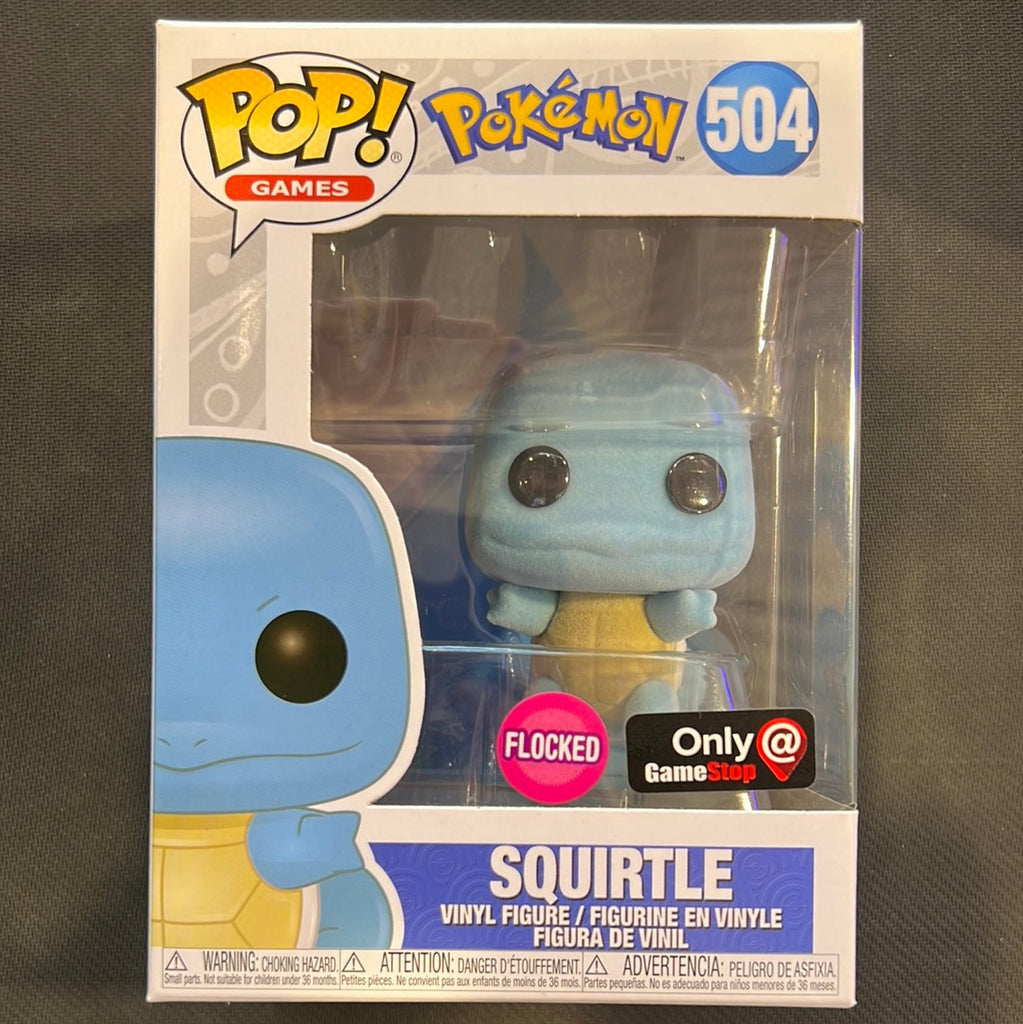 Funko Pop! Pokémon: Squirtle (Flocked) #504