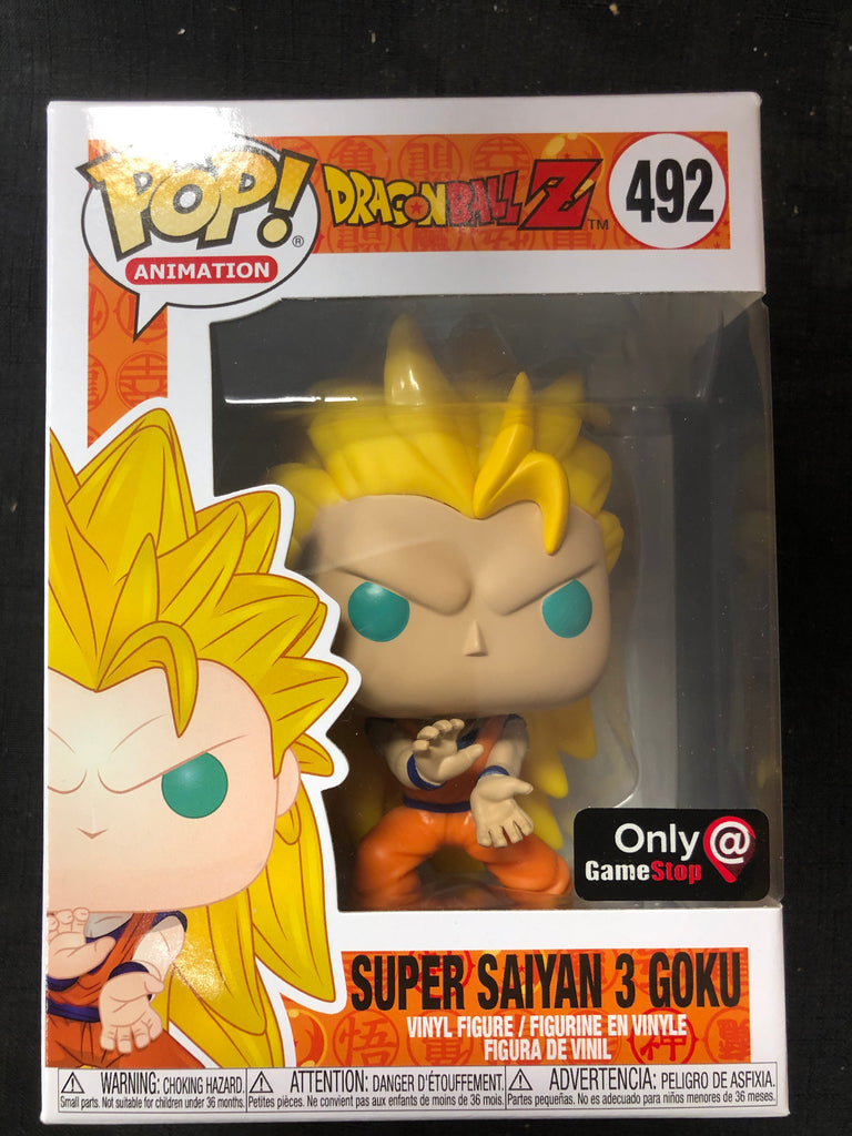 Funko Pop! Dragonball Z: Super Saiyan 3 Goku #492