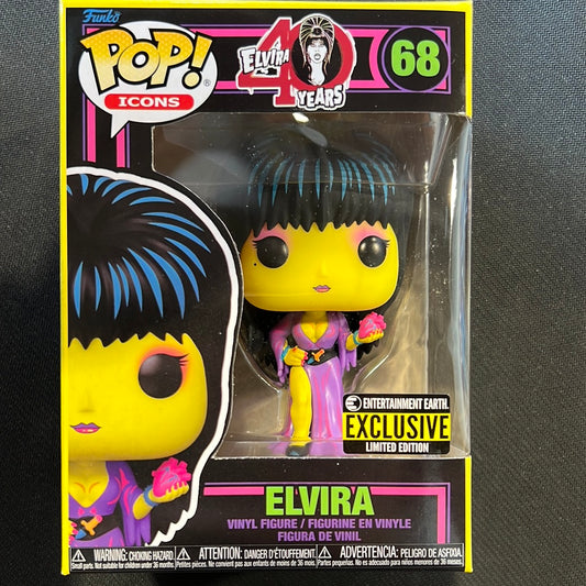 Funko Pop - Elvira: Elvira (Blacklight) #68