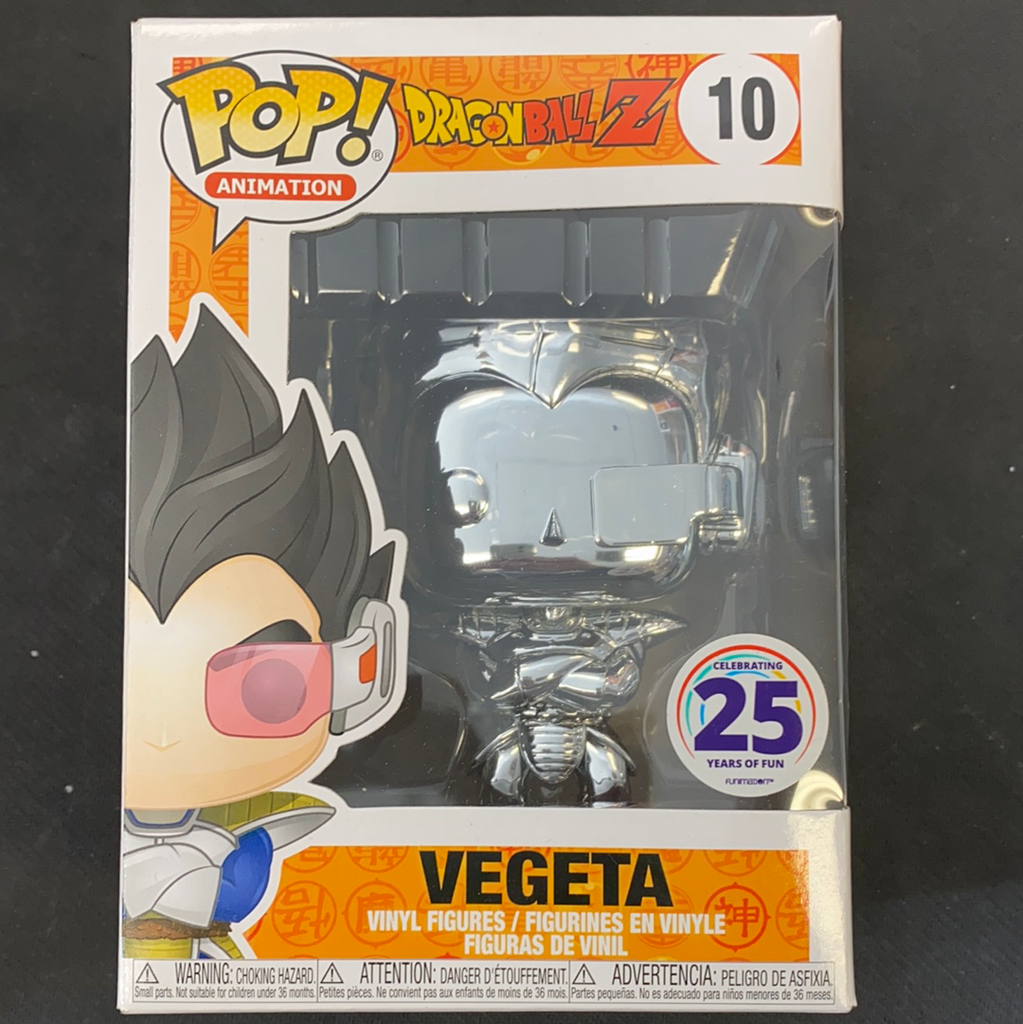 Funko Pop! Dragonball Z: Vegeta (Chrome) #10
