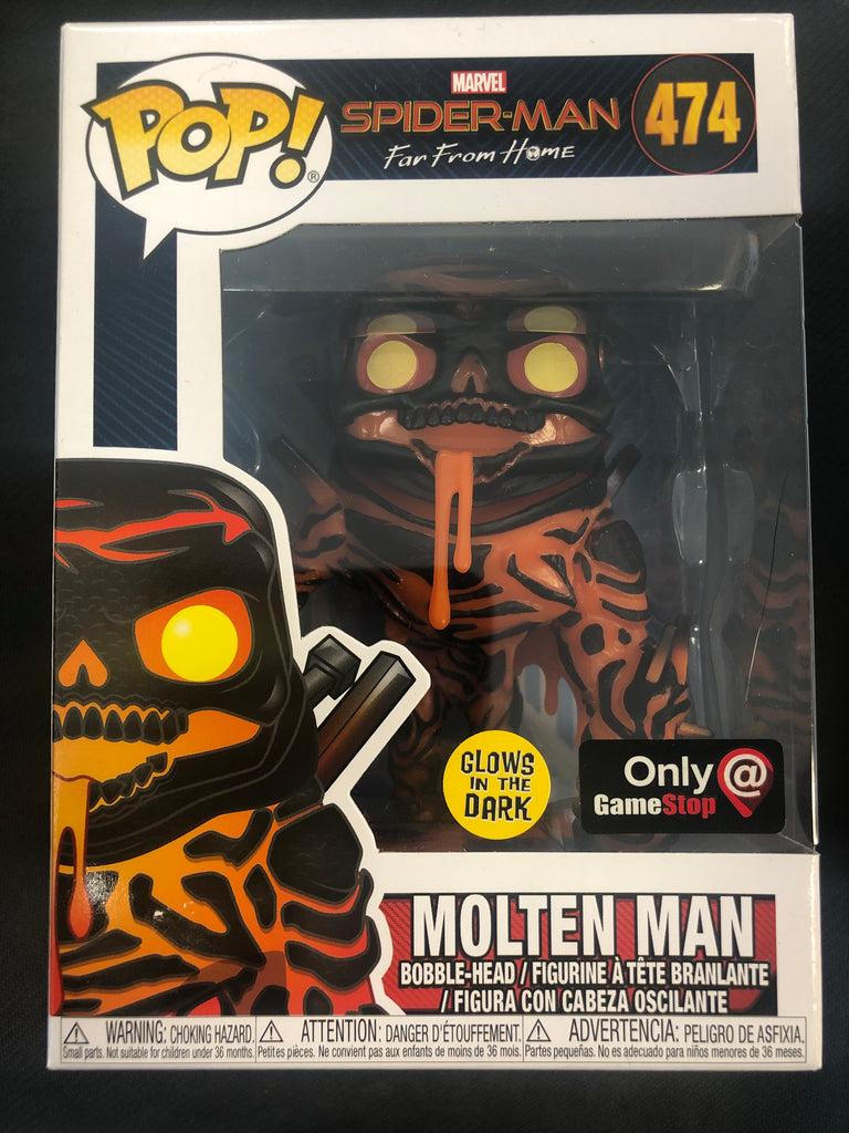 Funko Pop! Spider-Man: Molten Man (Glow) #474