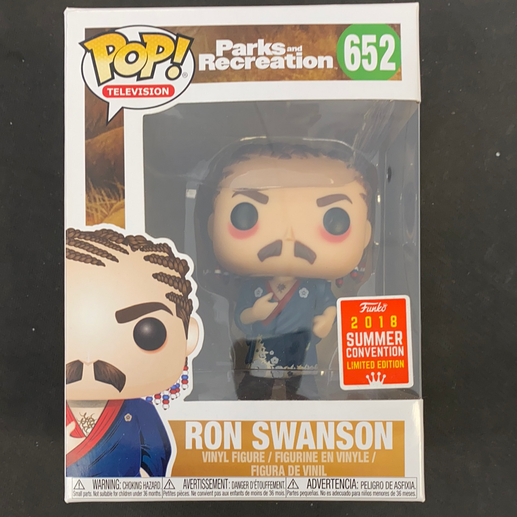 Funko Pop! Parks and Recreation: Ron Swanson (Cornrows) #652