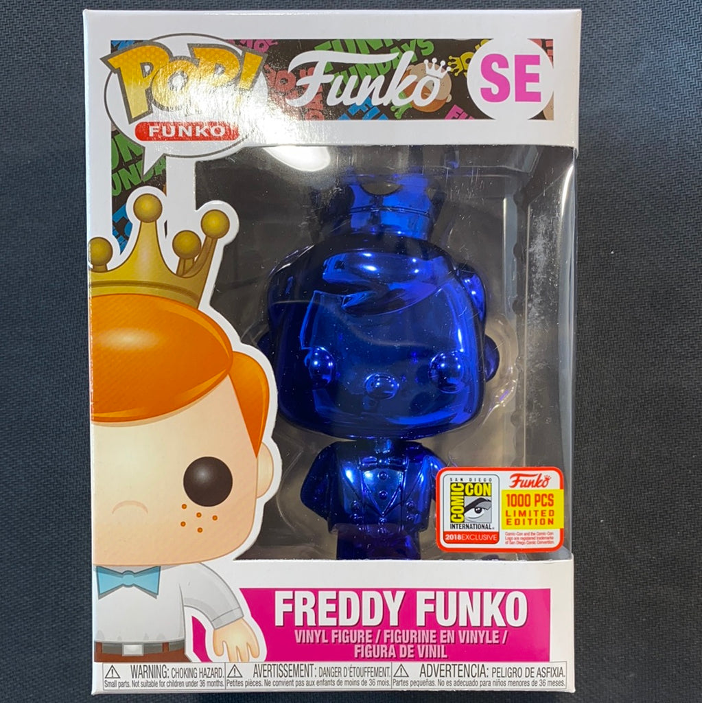 Funko Pop! Freddy Funko (Blue Tuxedo Chrome) #SE