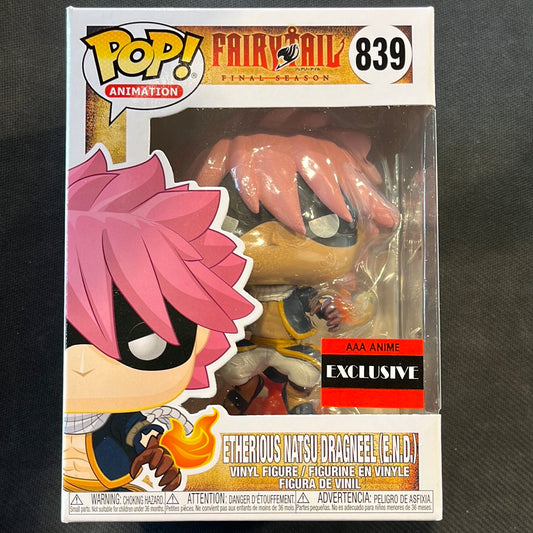 Funko Pop - Fairytail: Etherious Natsu Dragneel #839