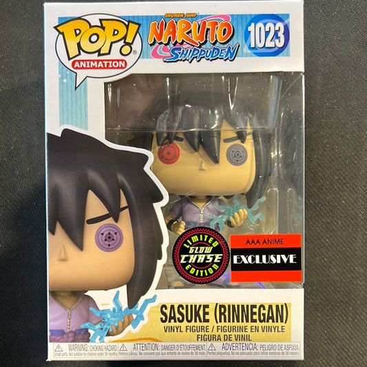 Funko Pop - Naruto Shippuden: Sasuke (Rinnegan)(Glow)(Chase)(AAA Anime Exclusive) #1023