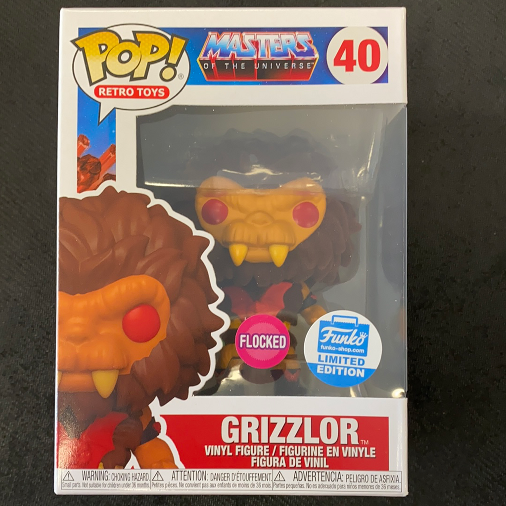 Funko Pop! Masters of the Universe: Grizzlor (Flocked) #40