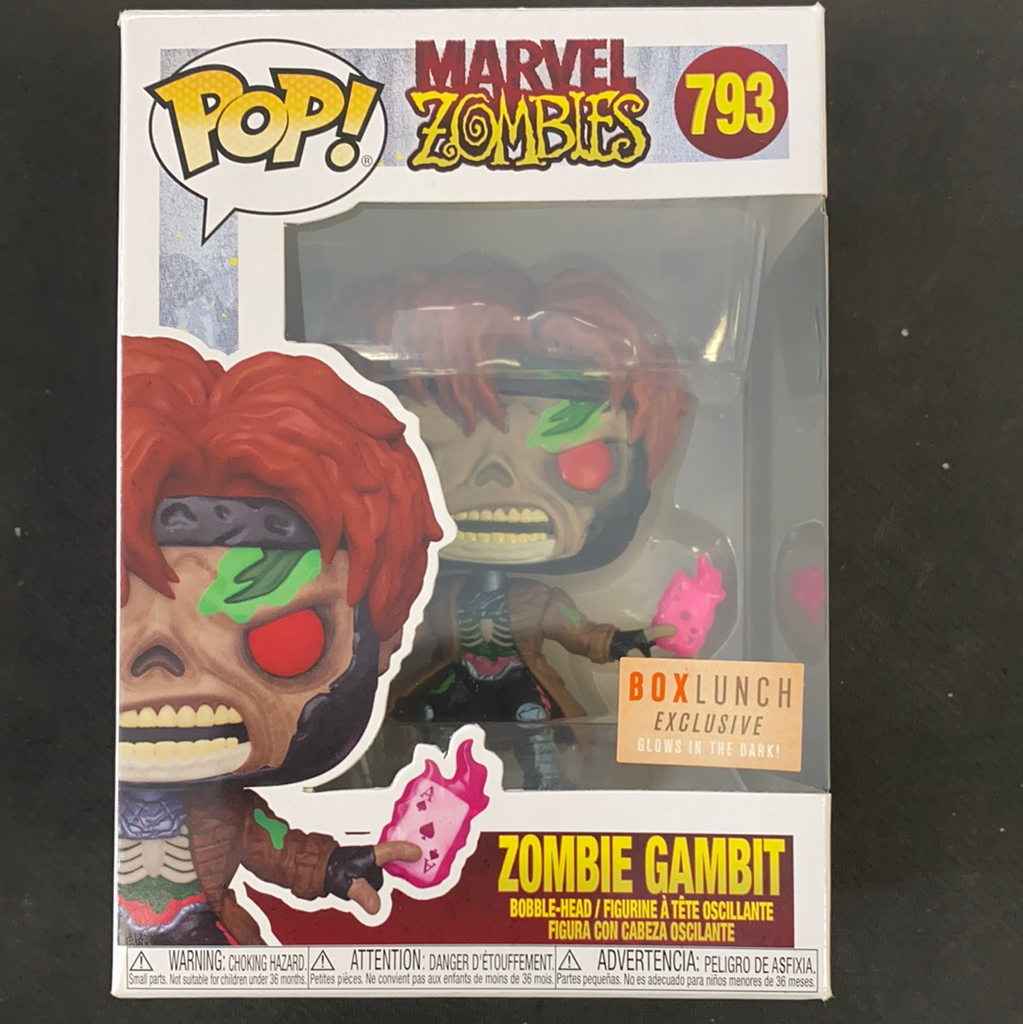 Funko Pop! Marvel Zombies: Zombie Gambit (Glow) #793