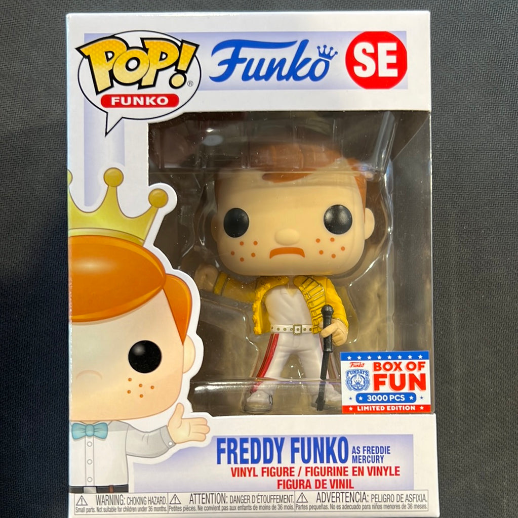Funko Pop! Freddy Funko as Freddie Mercury (Box of Fun) (3000 PCS) #SE