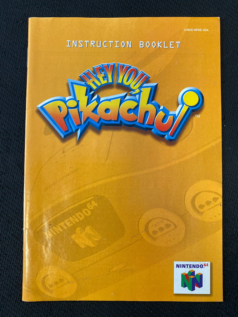 N64: Hey You Pikachui (Manual Only)
