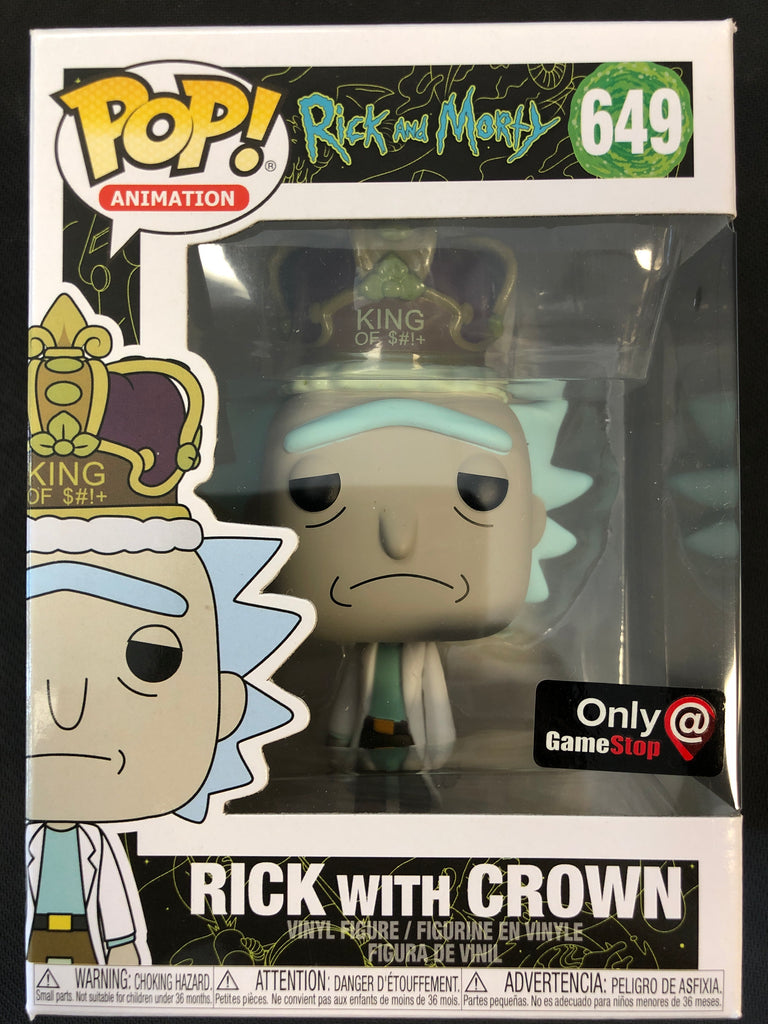Funko Pop! Rick and Morty: Rick with Crown #649