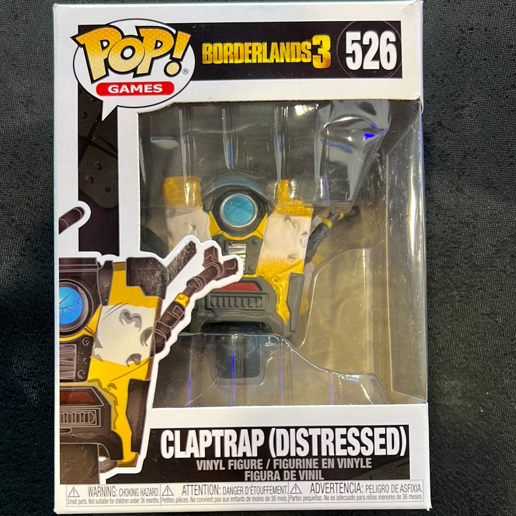 Funko Pop! Borderlands 3: Claptrap (Distressed) #526