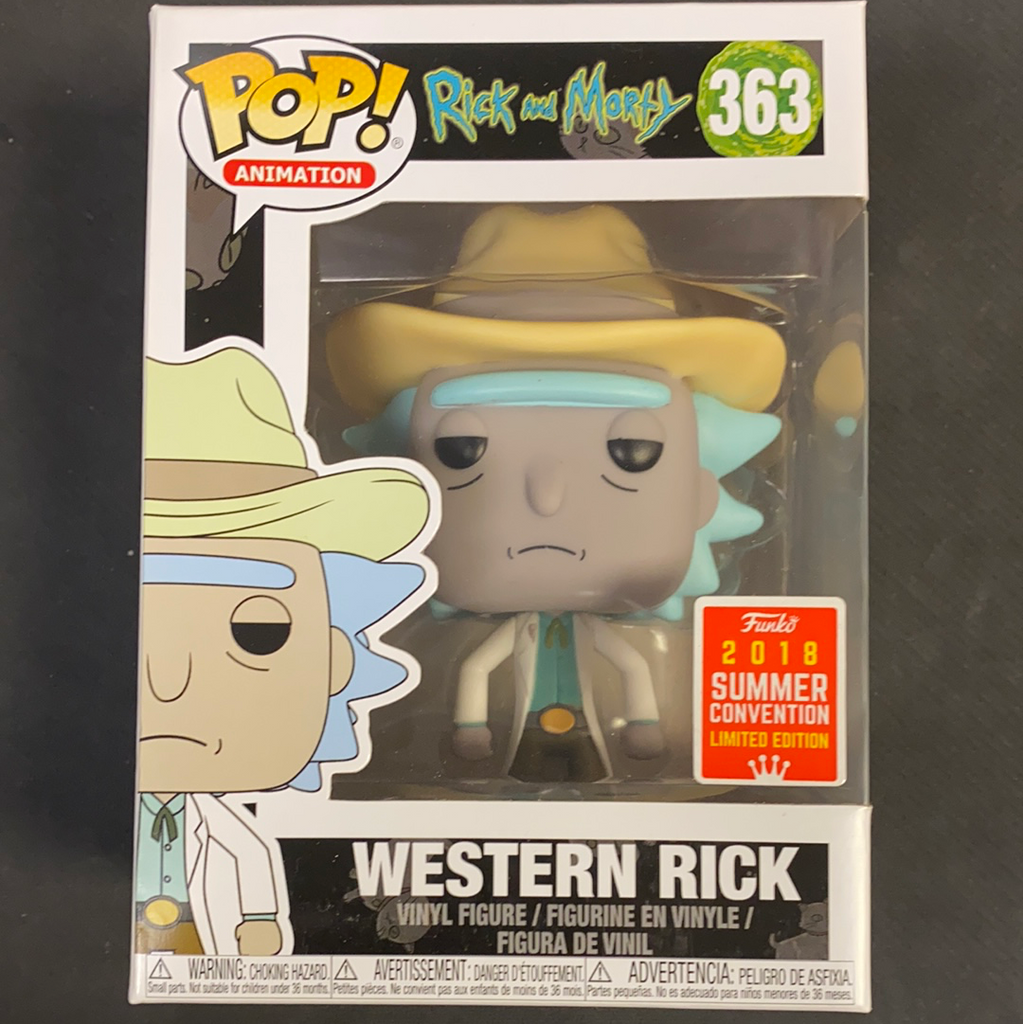Funko Pop! Rick and Morty: Western Rick #363