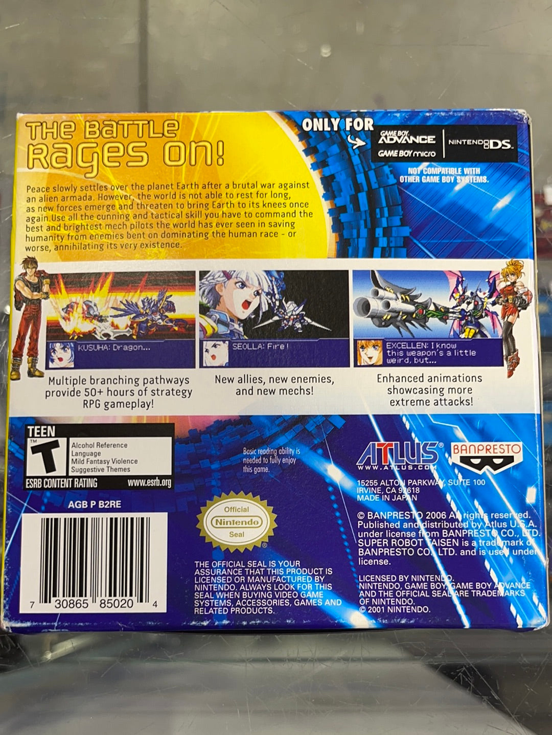 GBA: Super Robot Taisen 2: Original Generation (Complete in Box)